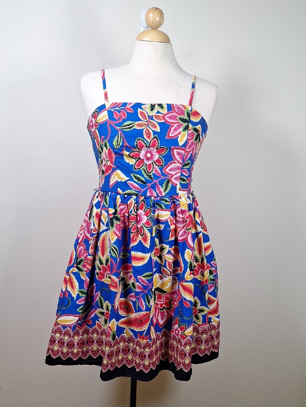 Joie Floral Smocked Bodice Sun Dress Size M